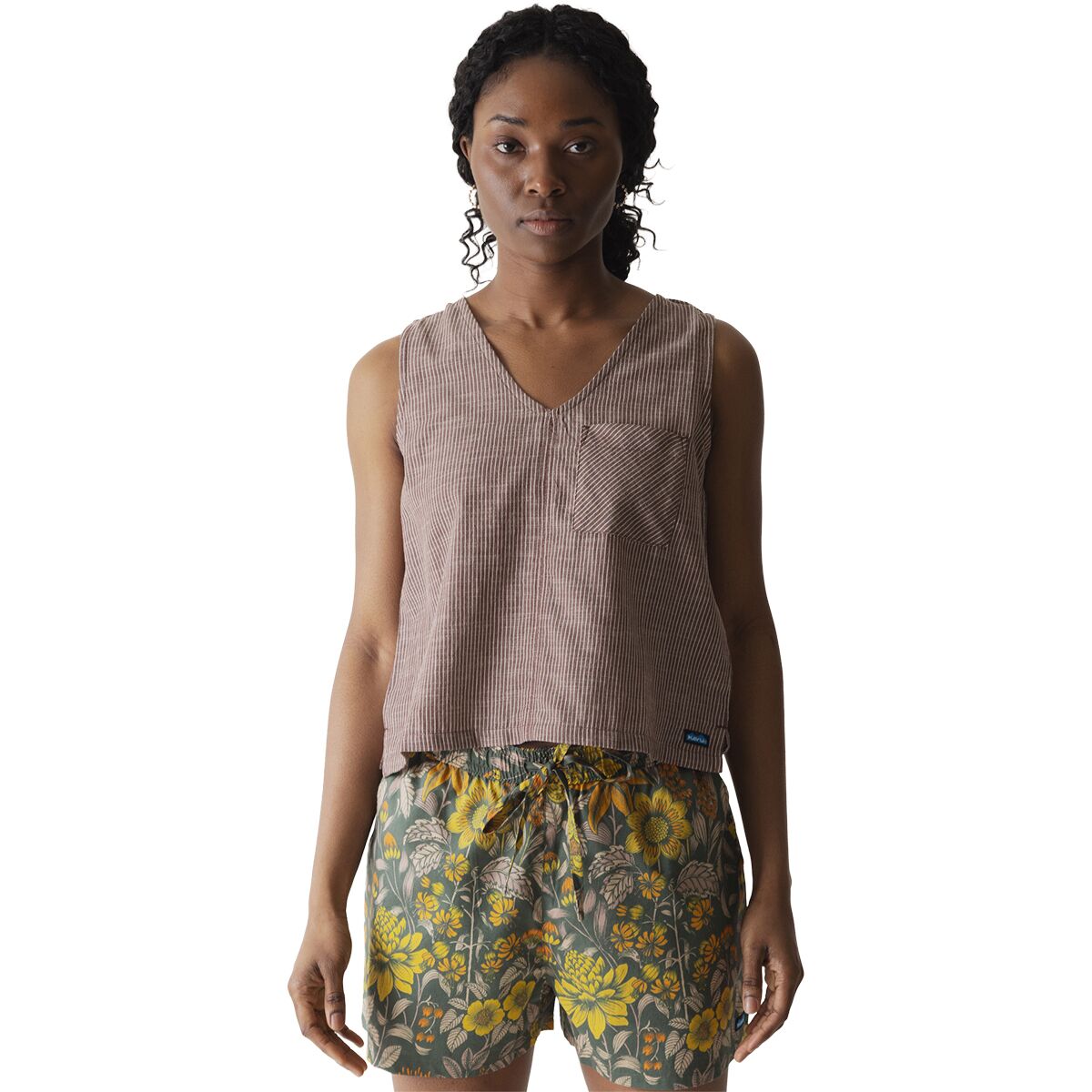 Image of KAVU Vacay Tank Top - Women's Chocolate, M