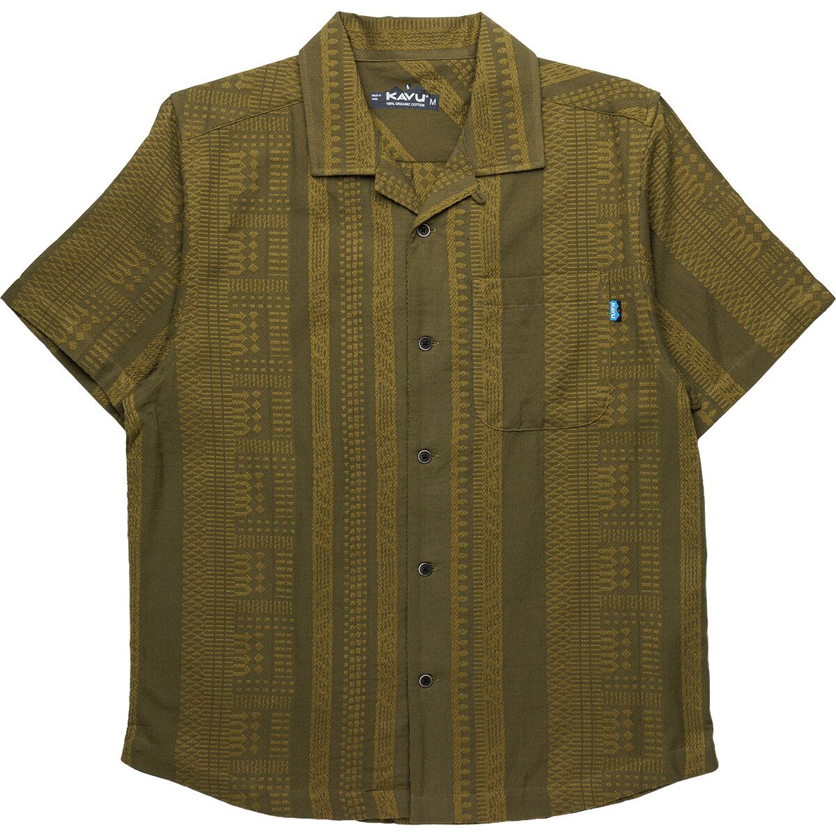 Image of KAVU Castaway Shirt - Men's Kelp Dobby, L