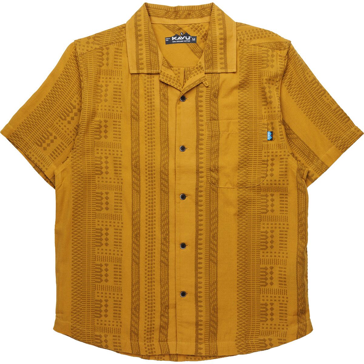 Image of KAVU Castaway Shirt - Men's Wood Dobby, L