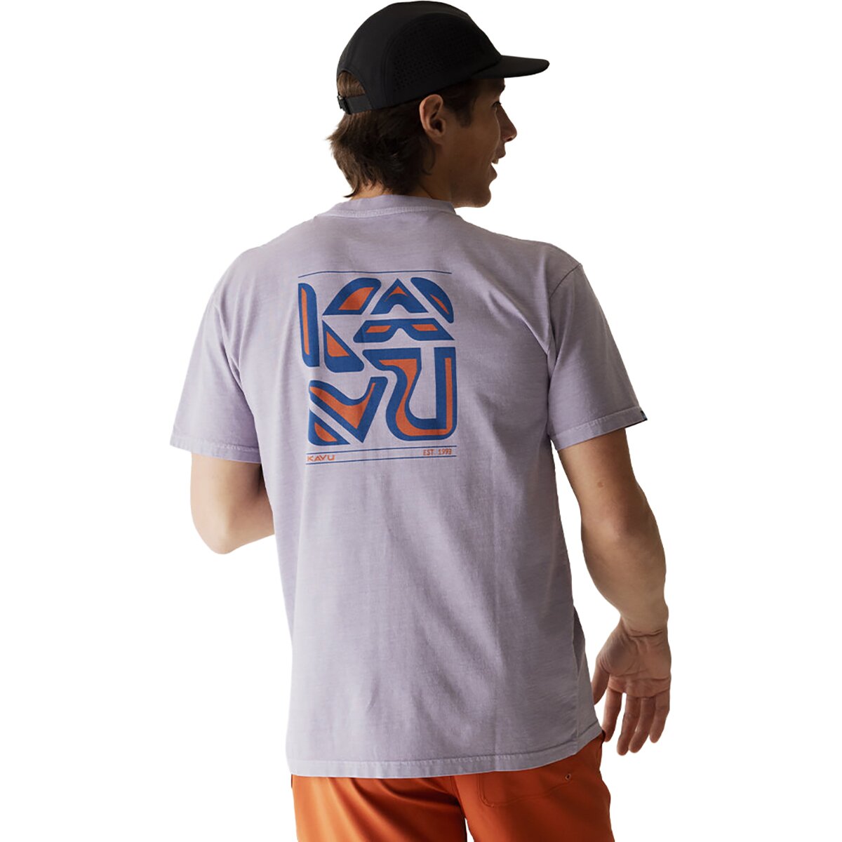 Image of KAVU Cubed T-Shirt - Men's Dusted Grape, M