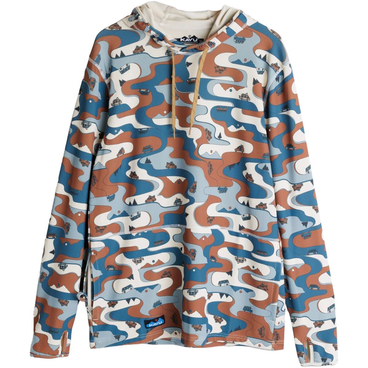 KAVU Sol Hoodie - Men's Dream Van Blues, M