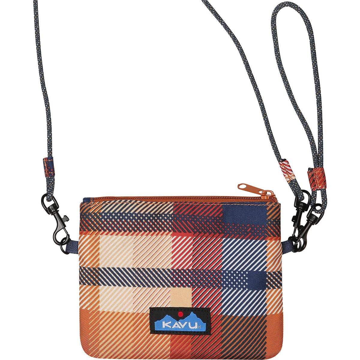 KAVU KAVU Renrose Crossbody Wallet Cabin Plaid, One Size