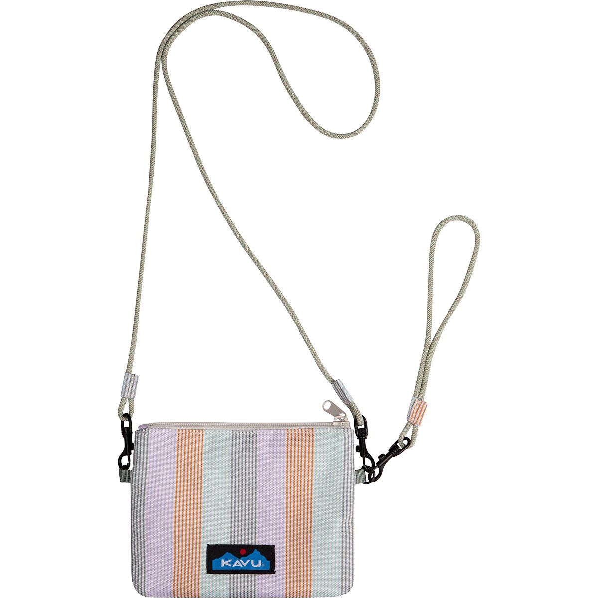 Image of KAVU Renrose Crossbody Wallet Serene Stripe, One Size