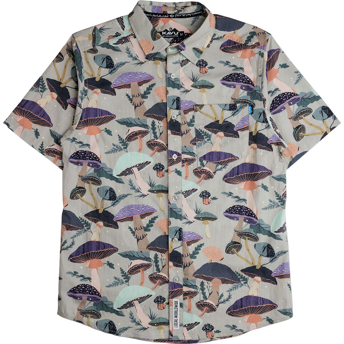 Image of KAVU Festaruski Shirt - Men's Mushroom Realm, L