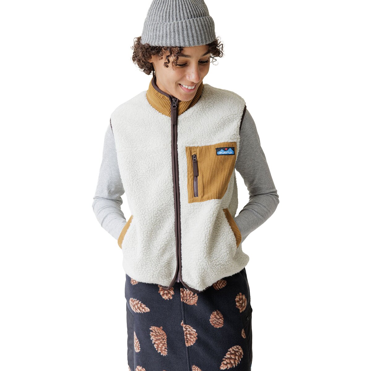 Image of KAVU Ozette Vest - Women's Natural Wood, S