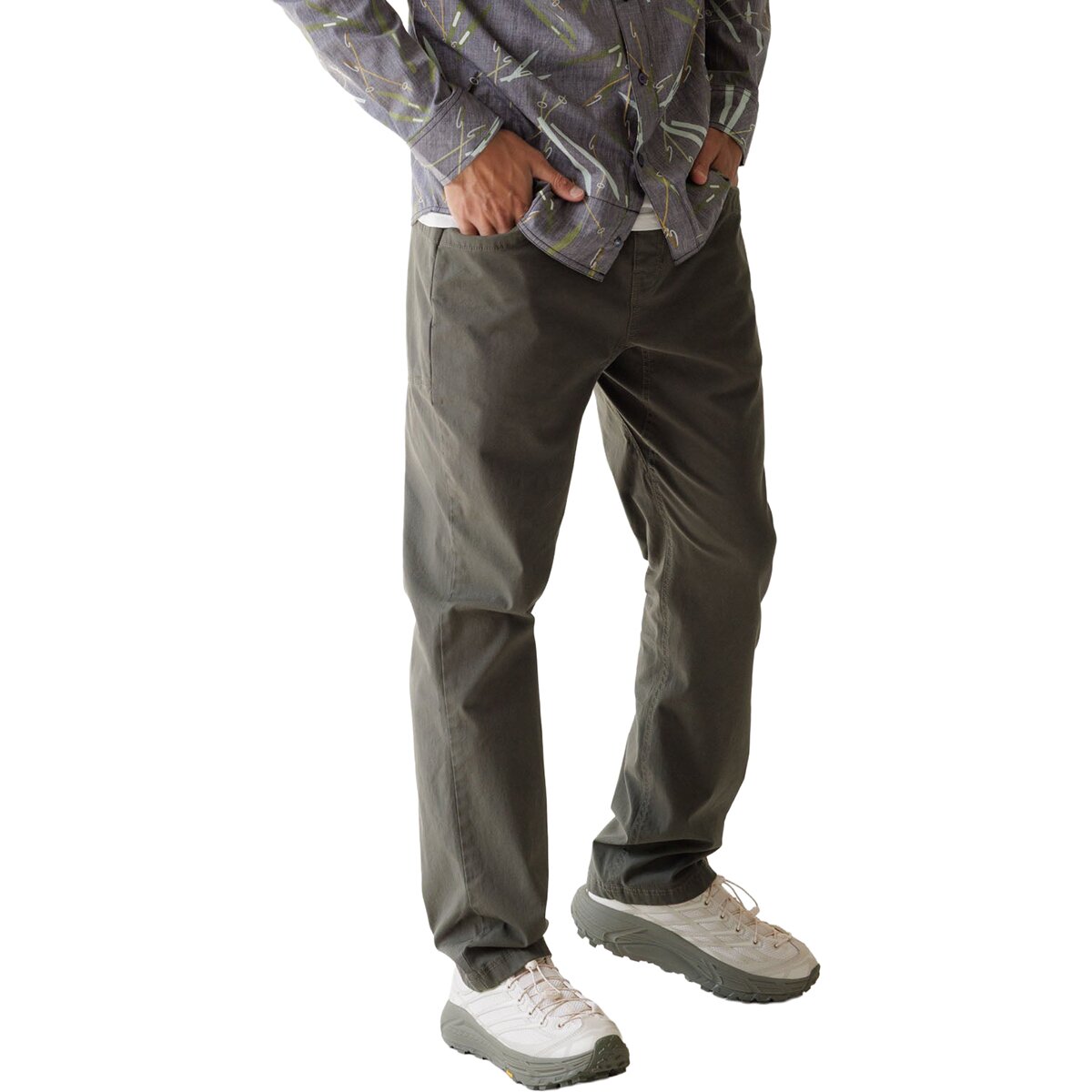 Image of KAVU Chilli Lite Stretch Pant - Men's Dark Leaf, S