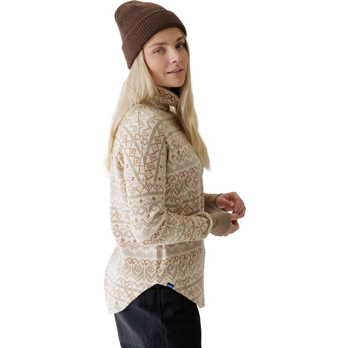 Image of KAVU Alyeska Shirt - Women's Nature Holiday, L