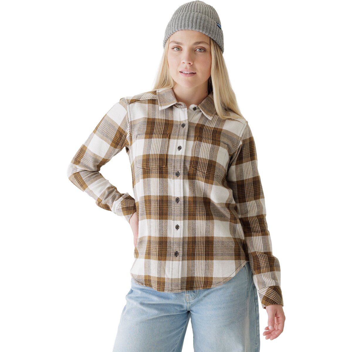 Image of KAVU Moondrift Shirt - Women's Winter Bark, XL