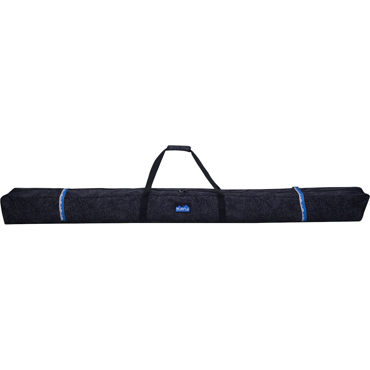 KAVU Ski Bag Black Topo, One Size