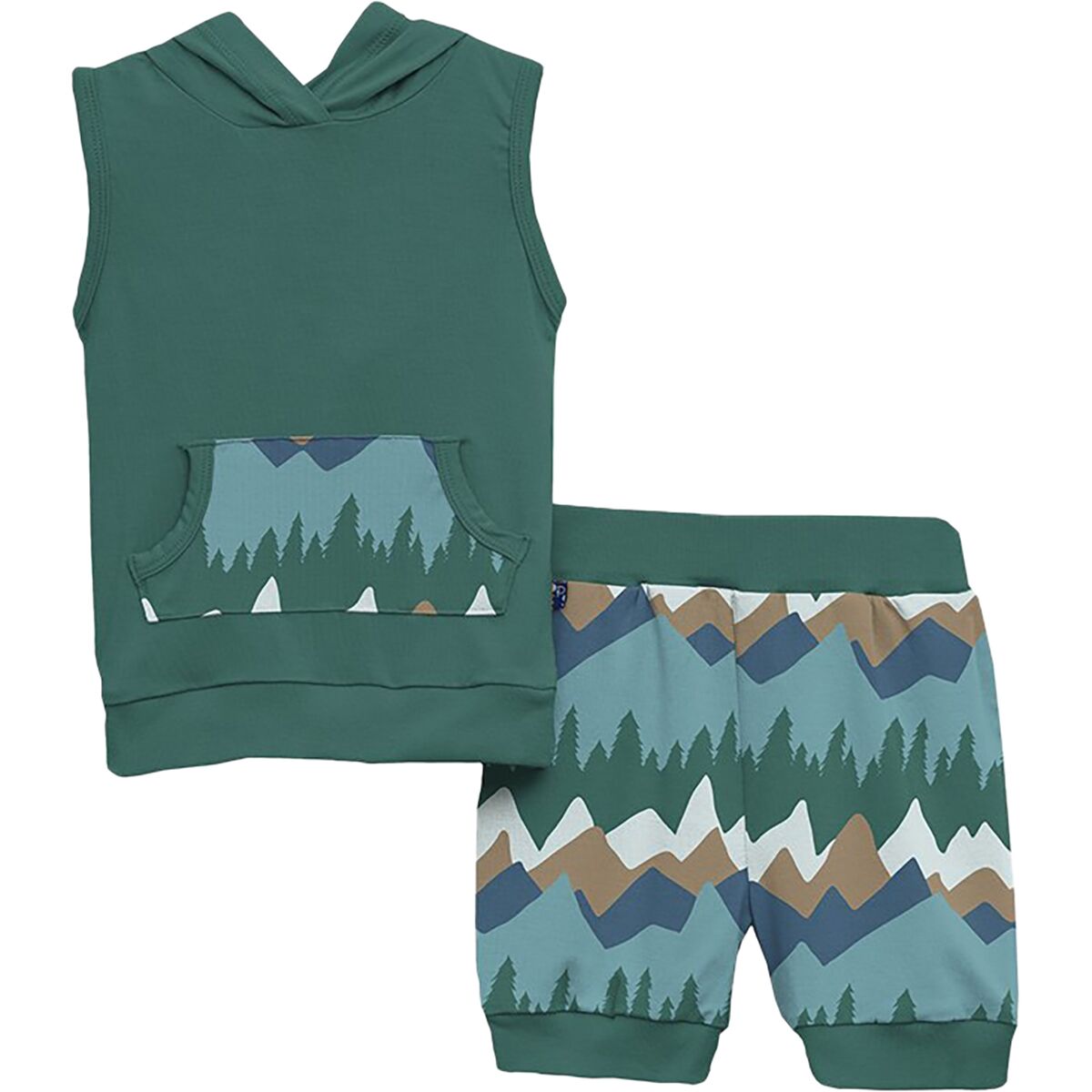 Kickee Pants Hoodie Tank Outfit Set - Infants'