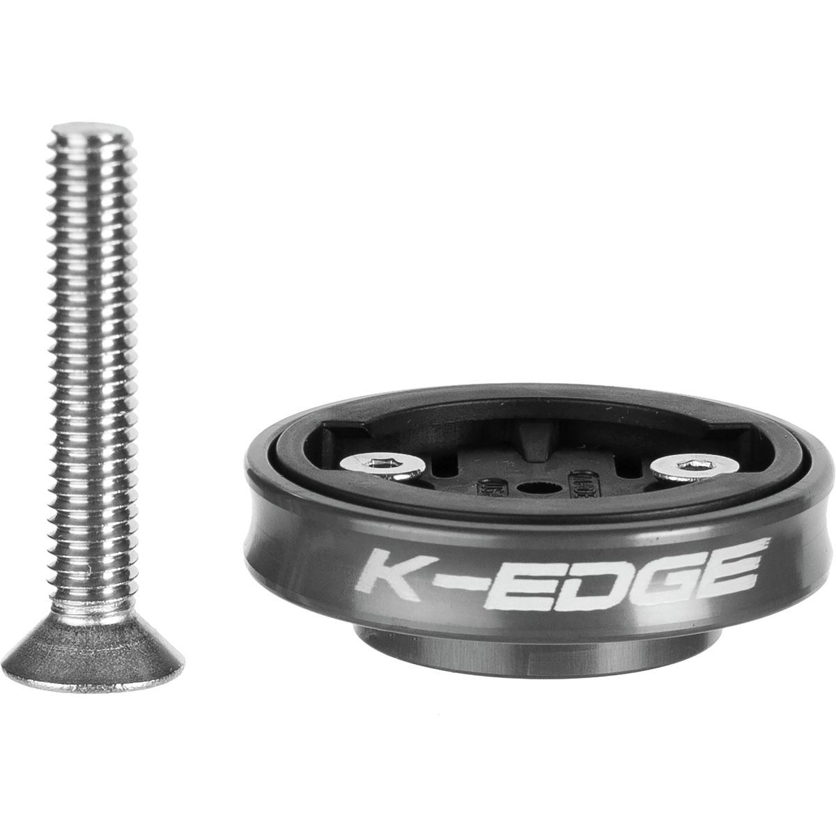 Image of K-Edge Gravity Cap Computer Mount for Garmin Gun Metal, One Size