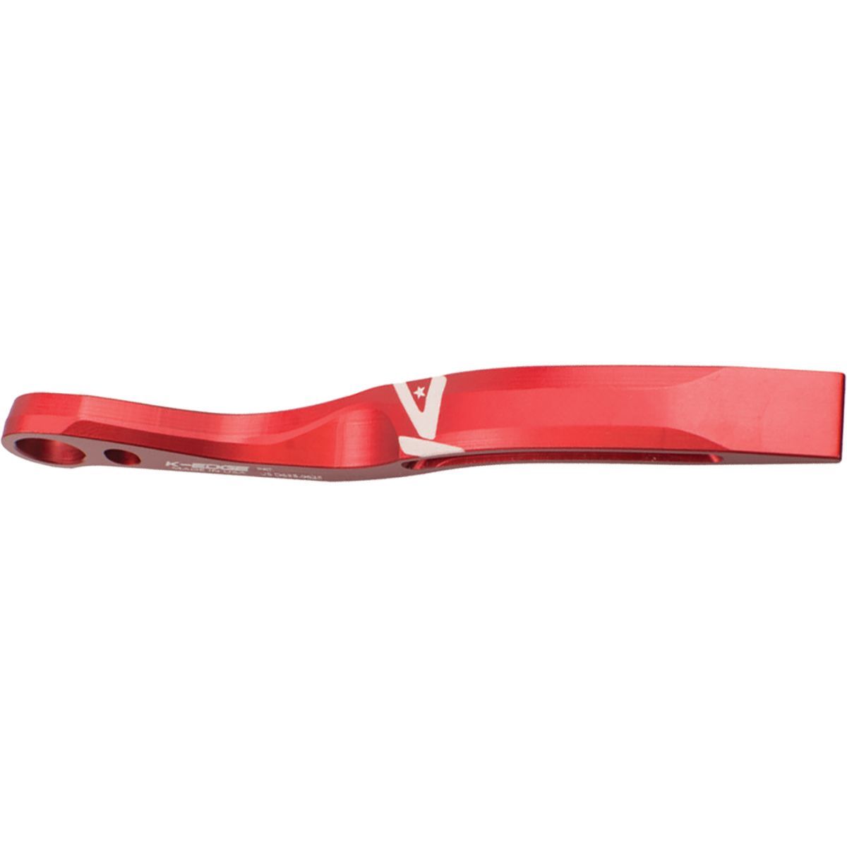 Image of K-Edge PRO Braze-On Chain Catcher Red, 2-Bolt