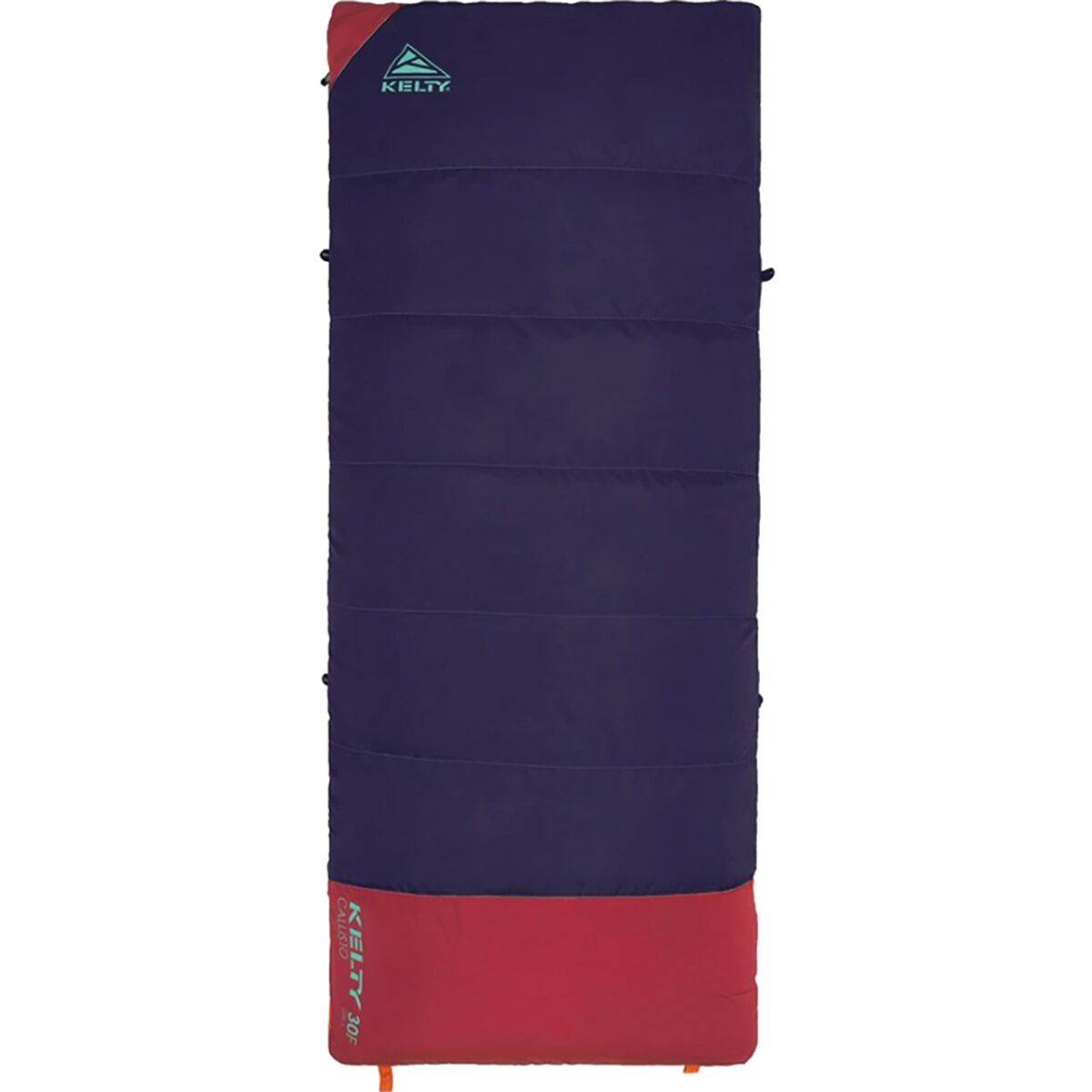 Kelty 寝袋 25°F 紫色 Kelty Callisto 30 Sleeping Bag: 30F Synthetic - Kids' - Kids