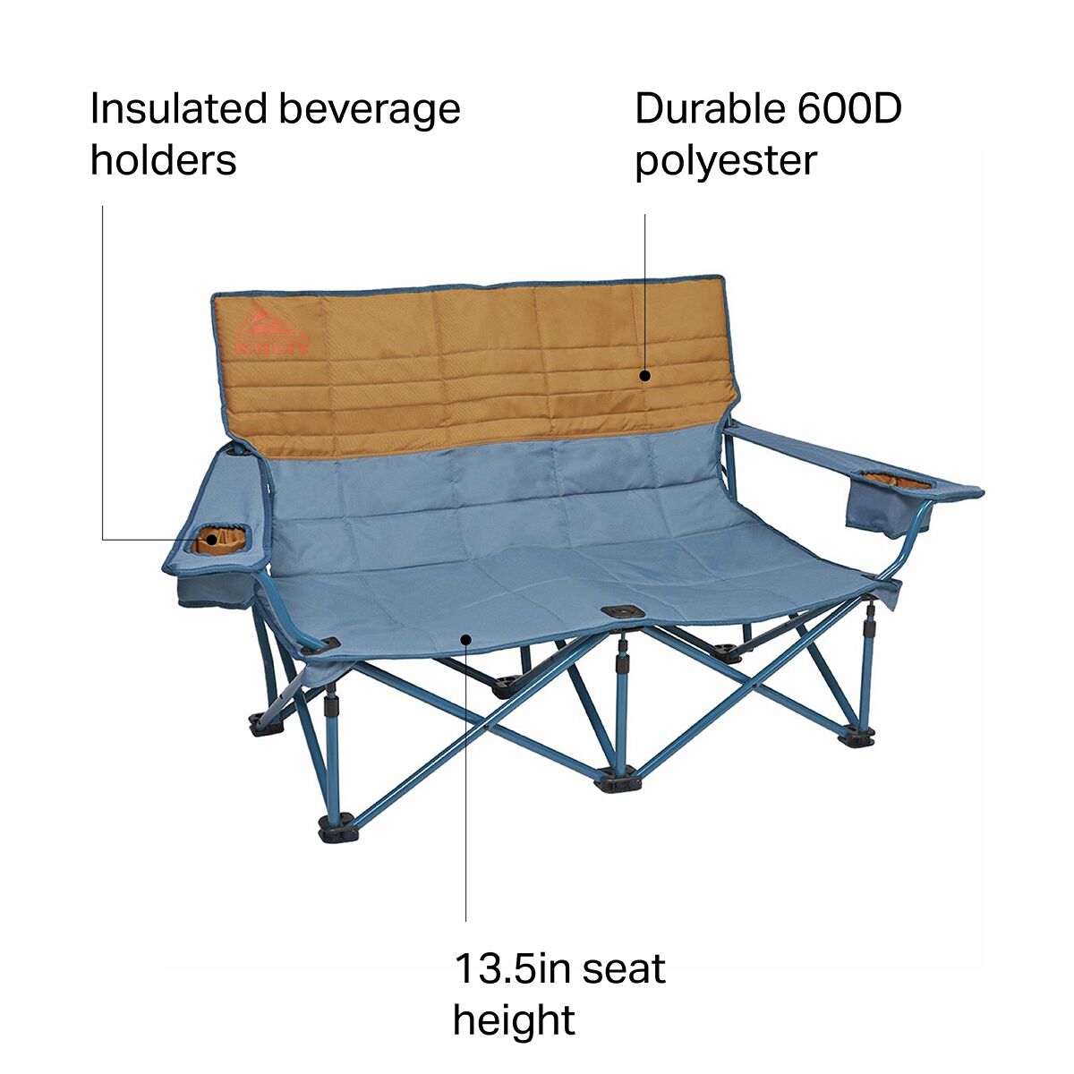Kelty Low Loveseat Camp Chair Hike Camp