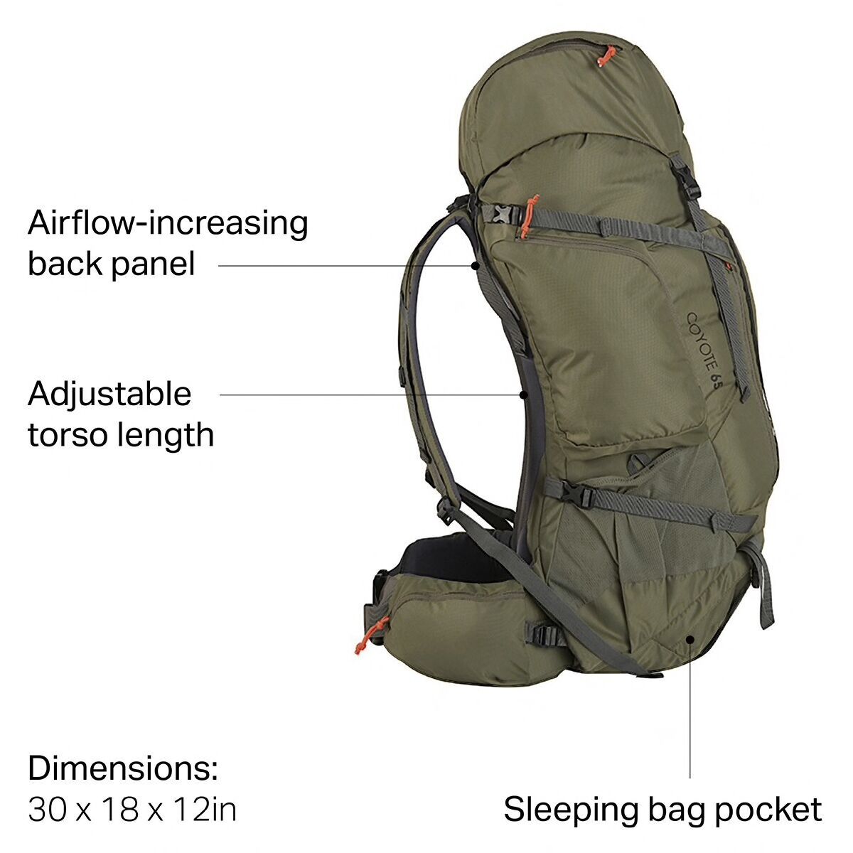 Kelです Kelty Glendale 65 – Enwild TrailSense