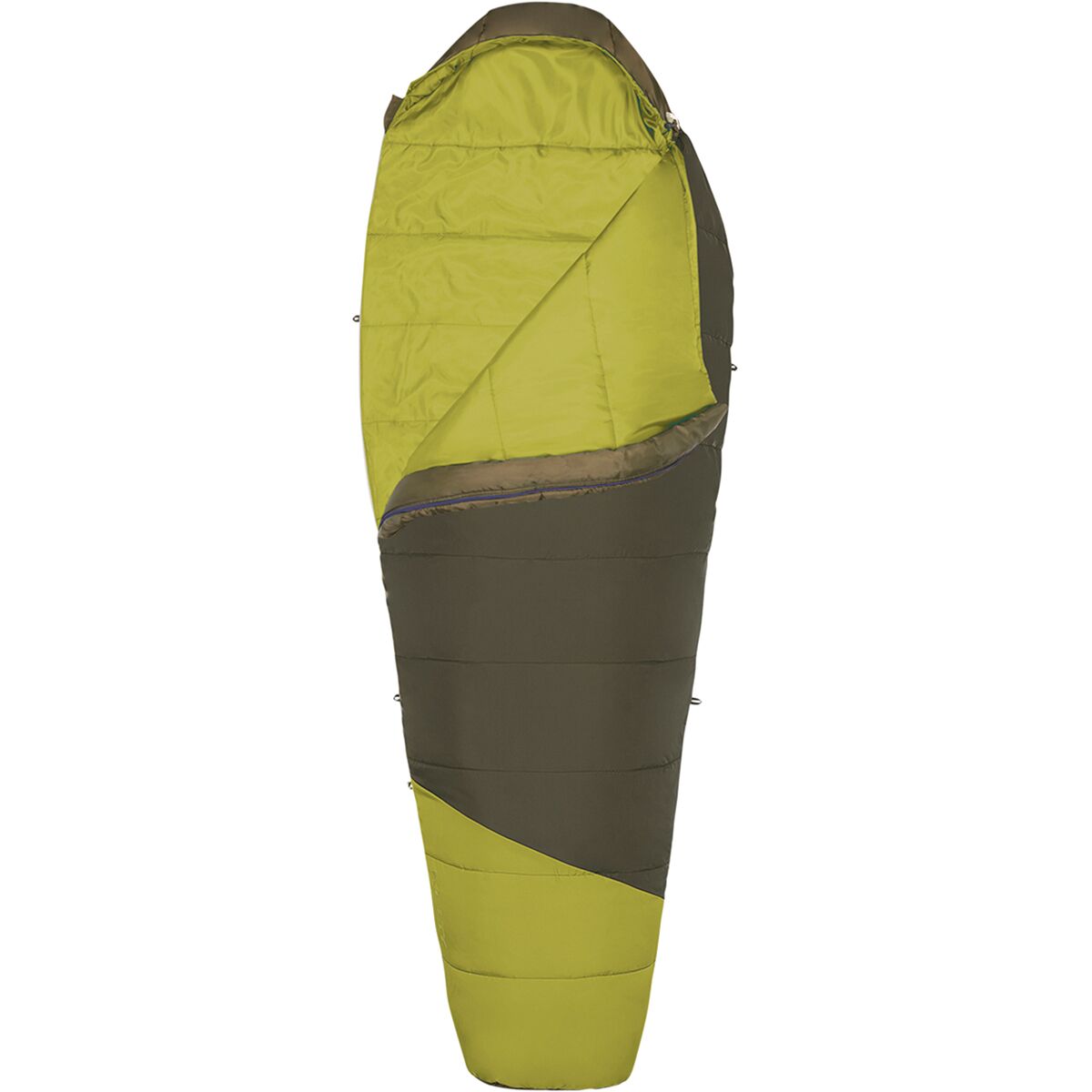 Image of Kelty Mistral Sleeping Bag: 40F Synthetic Grape Leaf, Reg/Right Zip