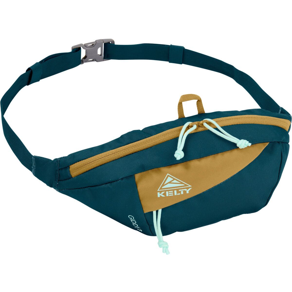 Image of Kelty Giddy 3L Lumbar Pack Reflecting Pond/Dull Gold, One Size
