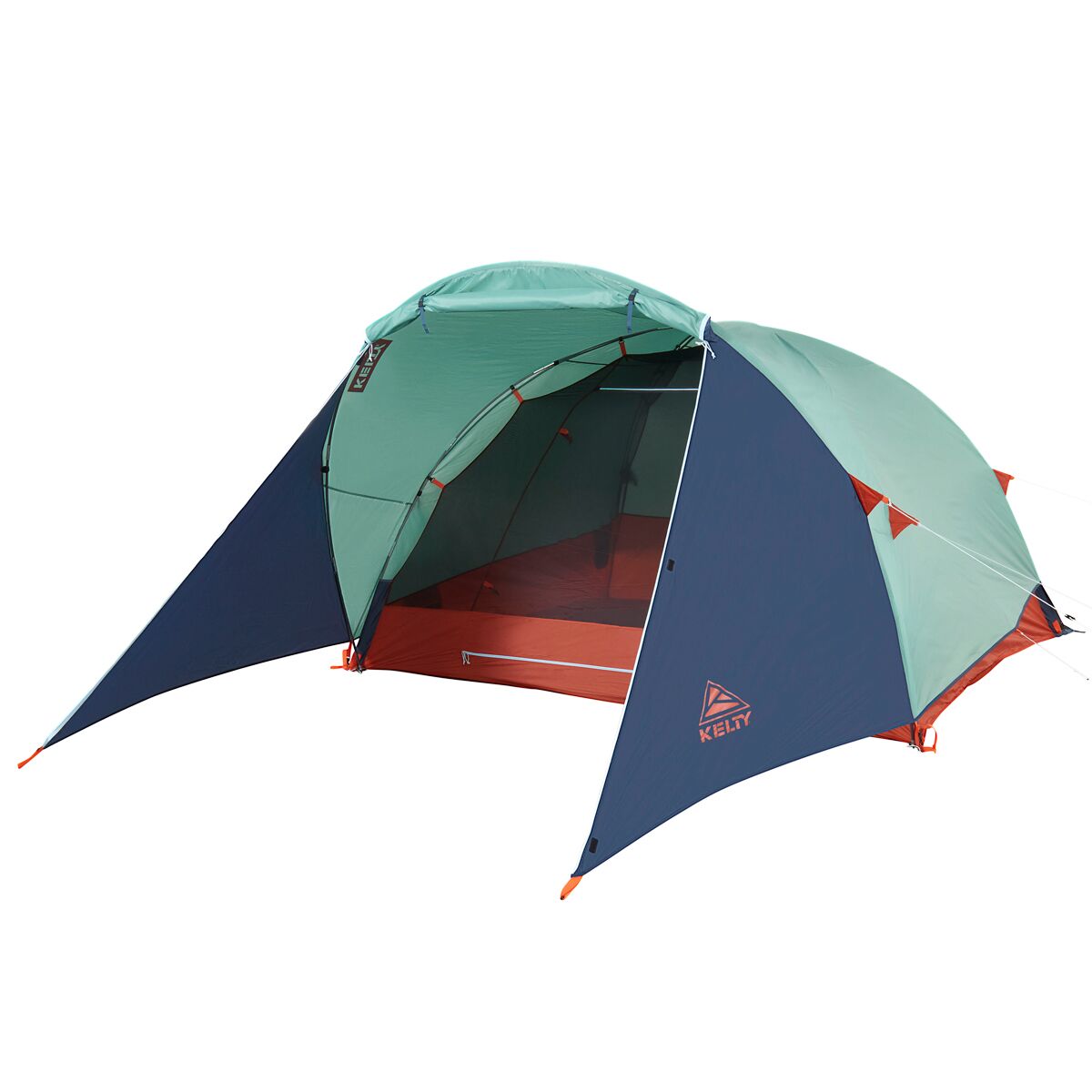 Image of Kelty Rumpus 4P Tent: 4-Person 3-Season Malachite/Midnight Navy/Golden Oak, One Size