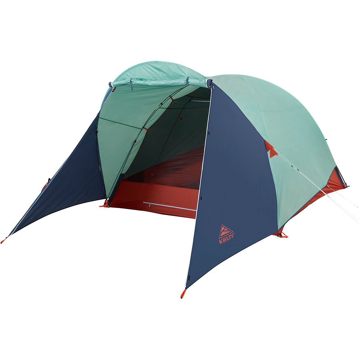 Kelty Rumpus 6P Tent: 6-Person 3-Season Malachite/Midnight Navy/Golden Oak