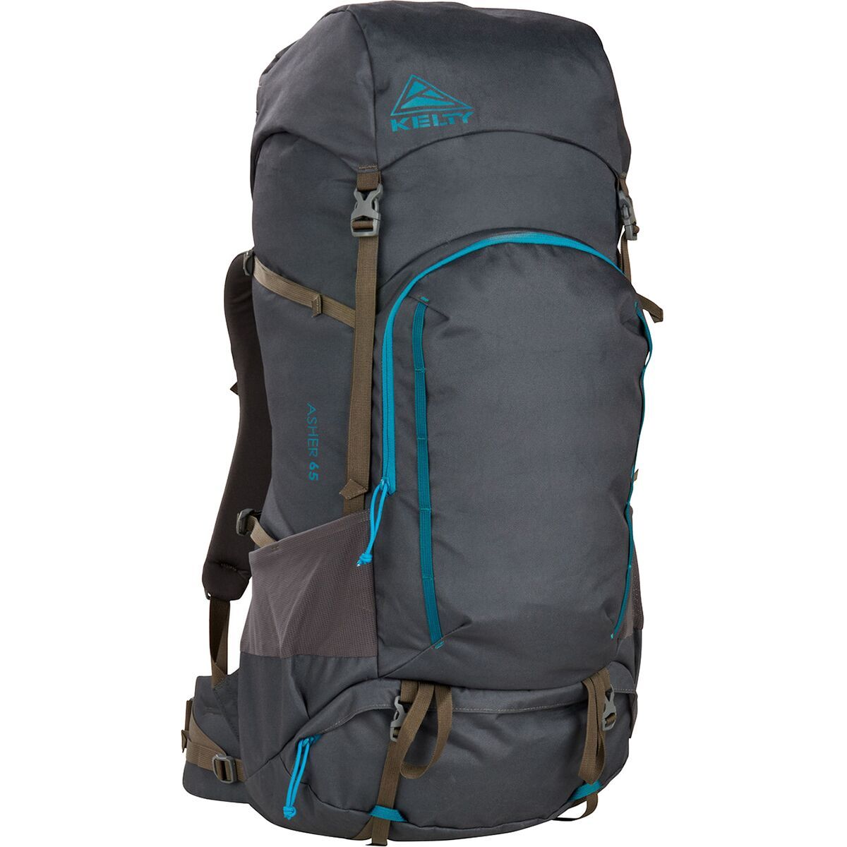 Image of Kelty Asher 65L Backpack Beluga/Stormy Blue, One Size