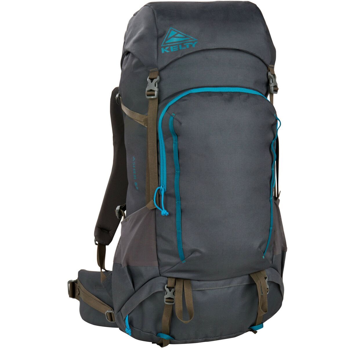 Image of Kelty Asher 55L Backpack Beluga/Stormy Blue, One Size