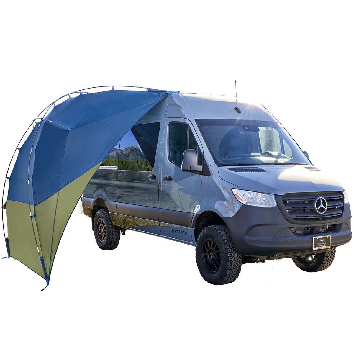 Image of Kelty Sideroads Awning Midnight Navy/Winter Moss, One Size