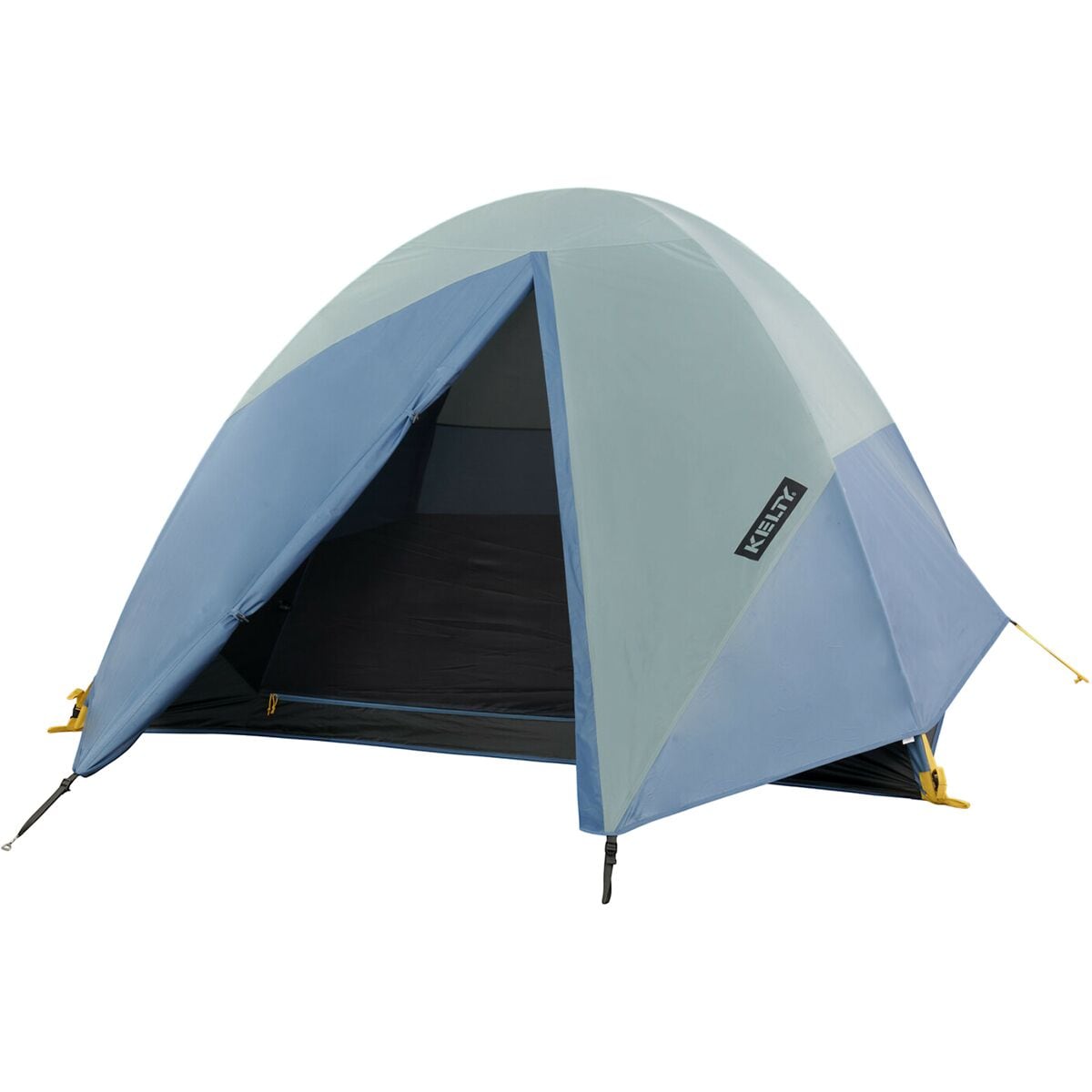 Image of Kelty Discovery Element 4 Tent: 4-Person 3-Season Iceberg Green/Agean Blue, One Size