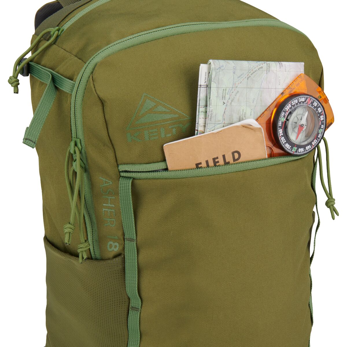 kelty 18 liter backpack Kelty Asher 18L Backpack, Winter Moss/Dill