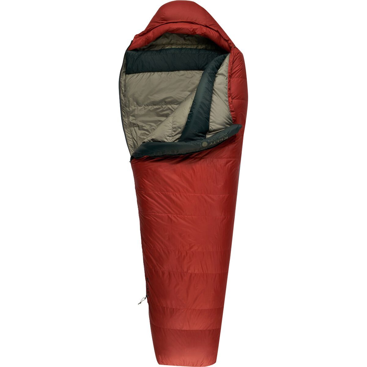 Image of Kelty Cosmic 0 Sleeping Bag: 0F Down Tandoori Spice/Green Gables/Sea Spray, Reg/Right Zip