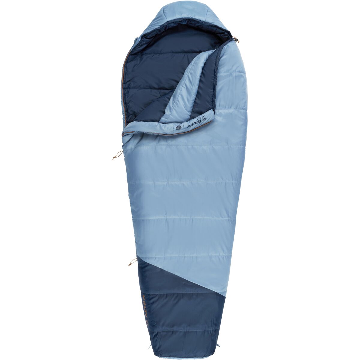 Kelty Kelty Mistral Sleeping Bag: 20F Synthetic - Women's Windward Blue/Pageant Blue, Reg/Right Zip