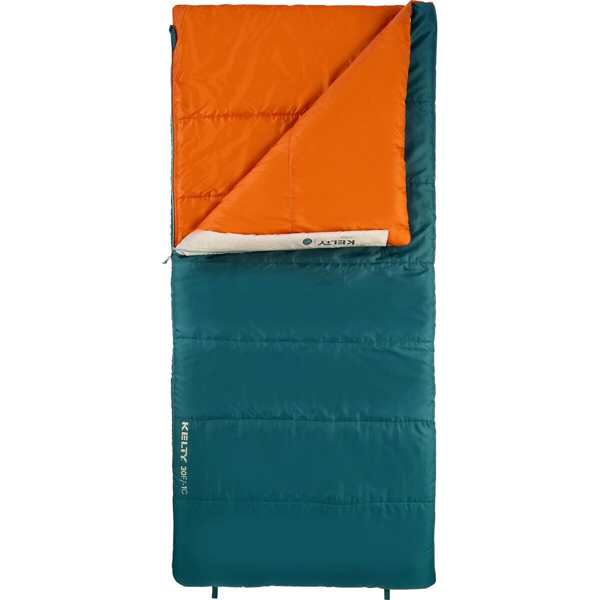 Image of Kelty Catena Sleeping Bag: 30F Synthetic Mediterranean, Reg/Right Zip