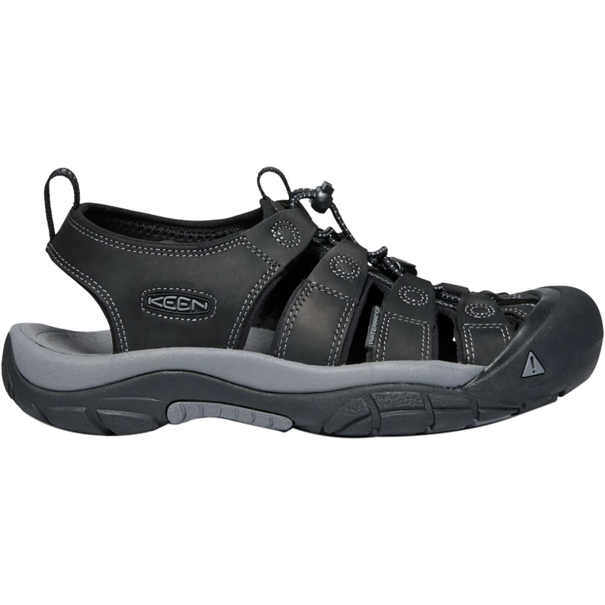 Image of KEEN Newport Sandal - Men's Black/Steel Grey, 10.5