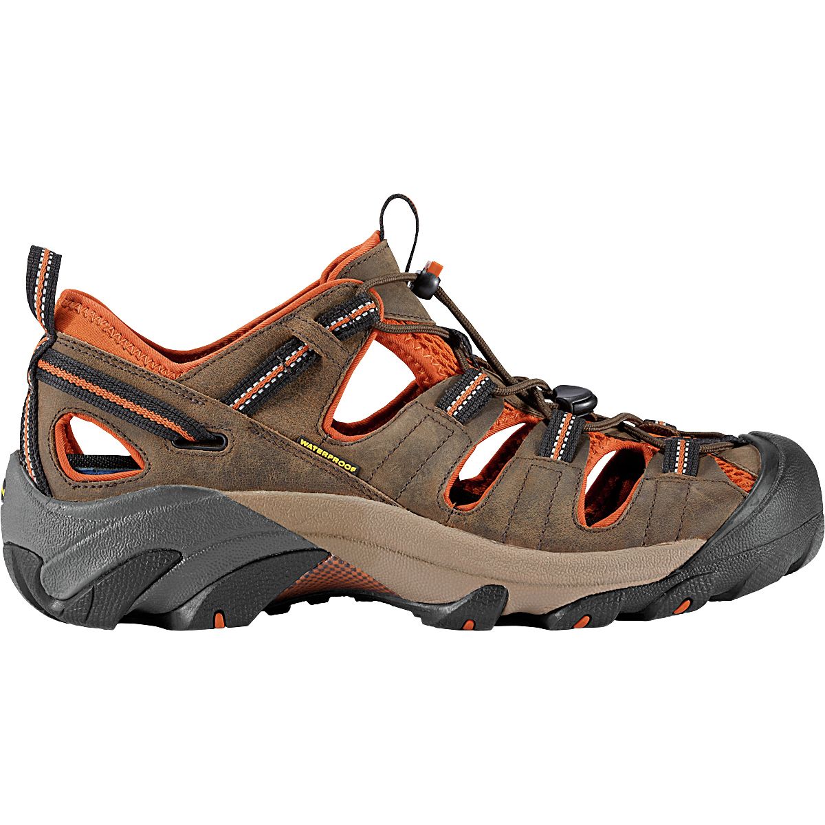Image of KEEN Arroyo II Hiking Shoe - Men's Black Olive/Bombay Brown, 9.5