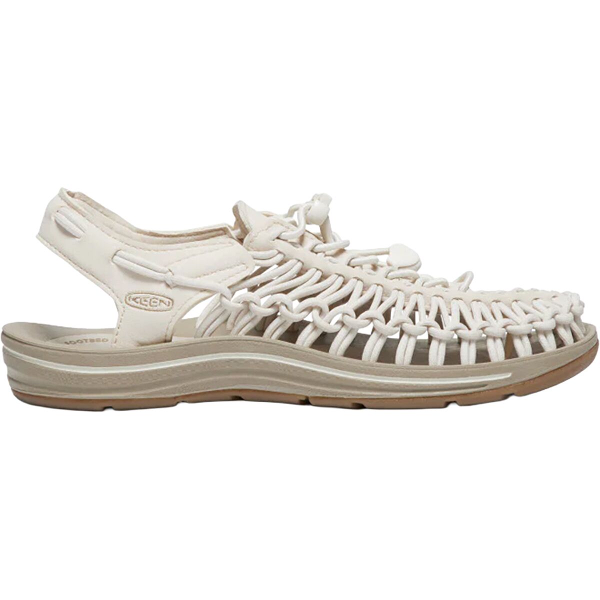 Image of KEEN Uneek Sandal - Women's Whitecap/Cornstalk, 8.0