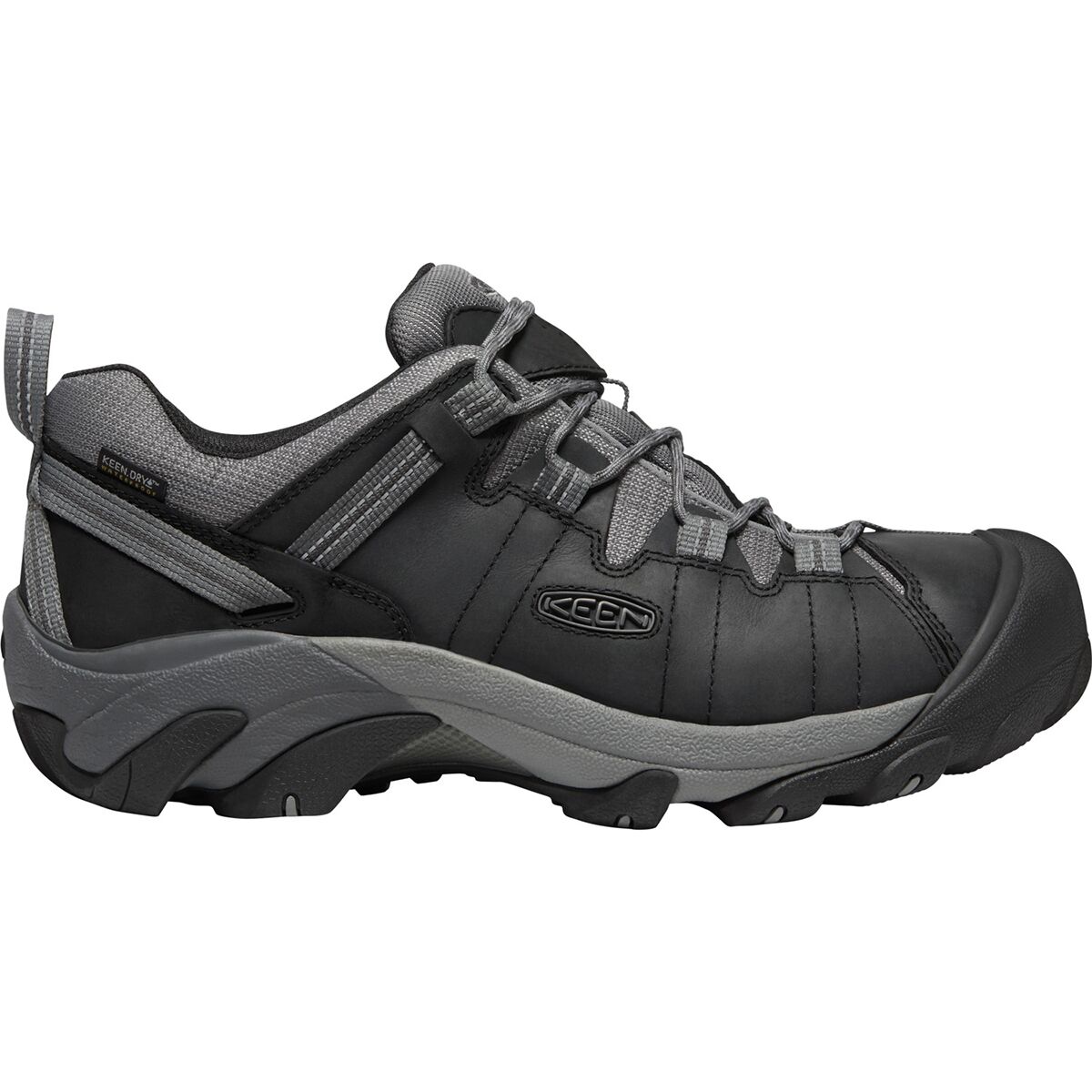 KEEN Targhee ll Waterproof Hiking Shoe - Men's Black/Steel Grey 10.0 product image