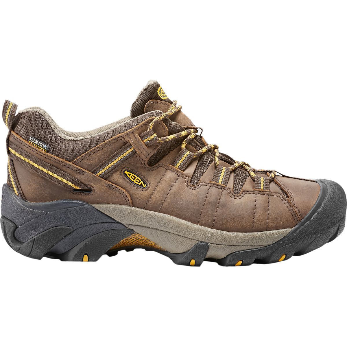 Image of KEEN Targhee ll Waterproof Hiking Shoe - Men's Cascade Brown/Golden Yellow, 11.0