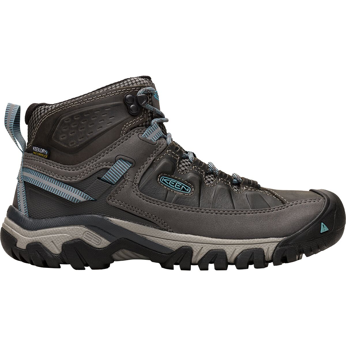 Image of KEEN Targhee III Mid Waterproof Hiking Boot - Women's Magnet/Atlantic Blue, 8.5
