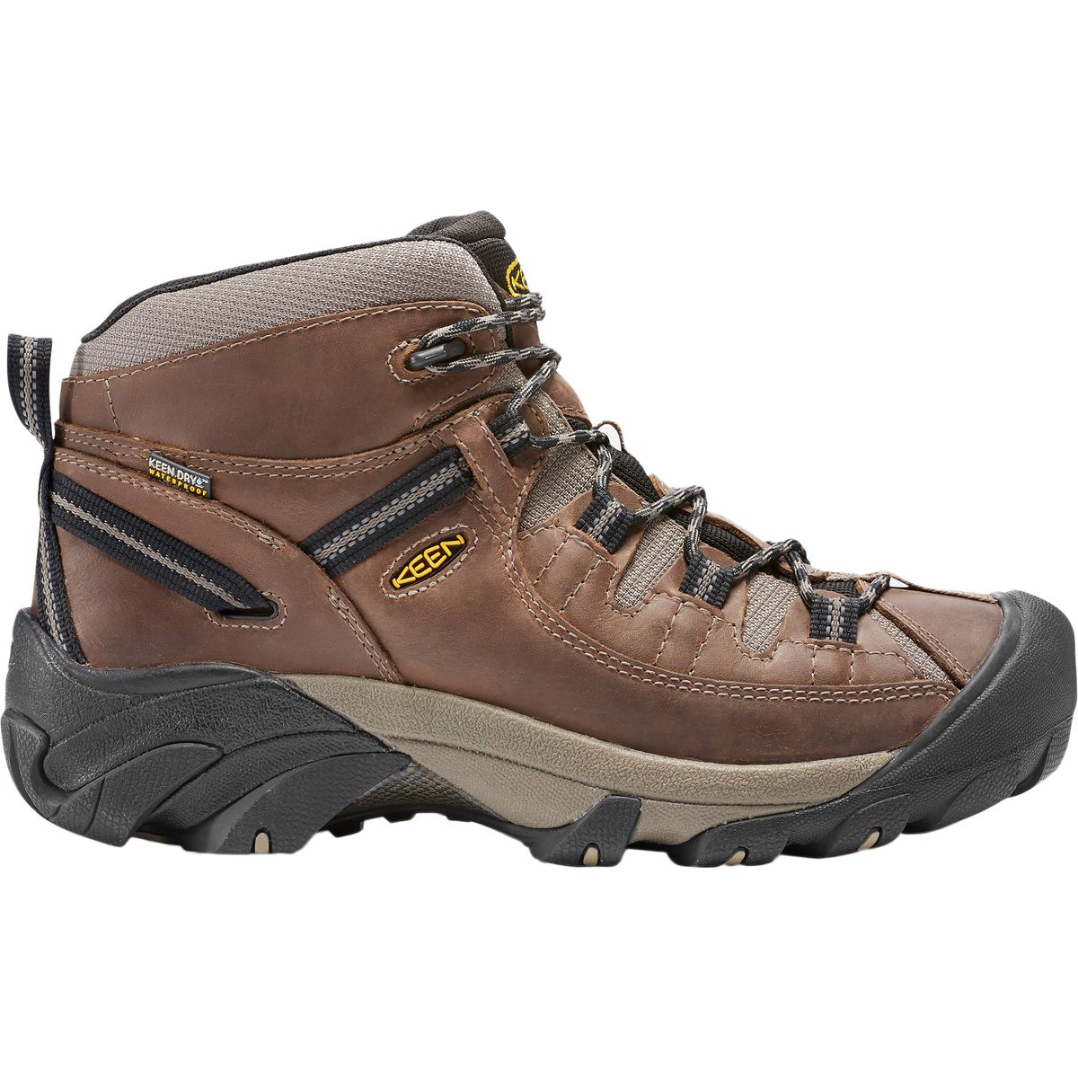 Image of KEEN Targhee II Mid Waterproof Hiking Boot - Men's Shitake/Brindle, 11.5