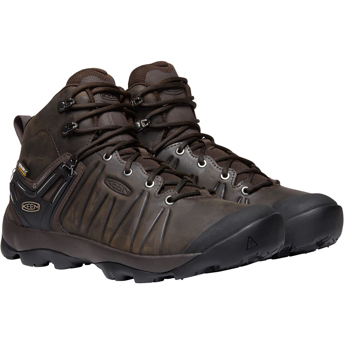 登山用品 KEEN - KEEN MEN VENTURE MID WP 9.5 KEEN Venture Mid Leather Waterproof Hiking Boot - Men's