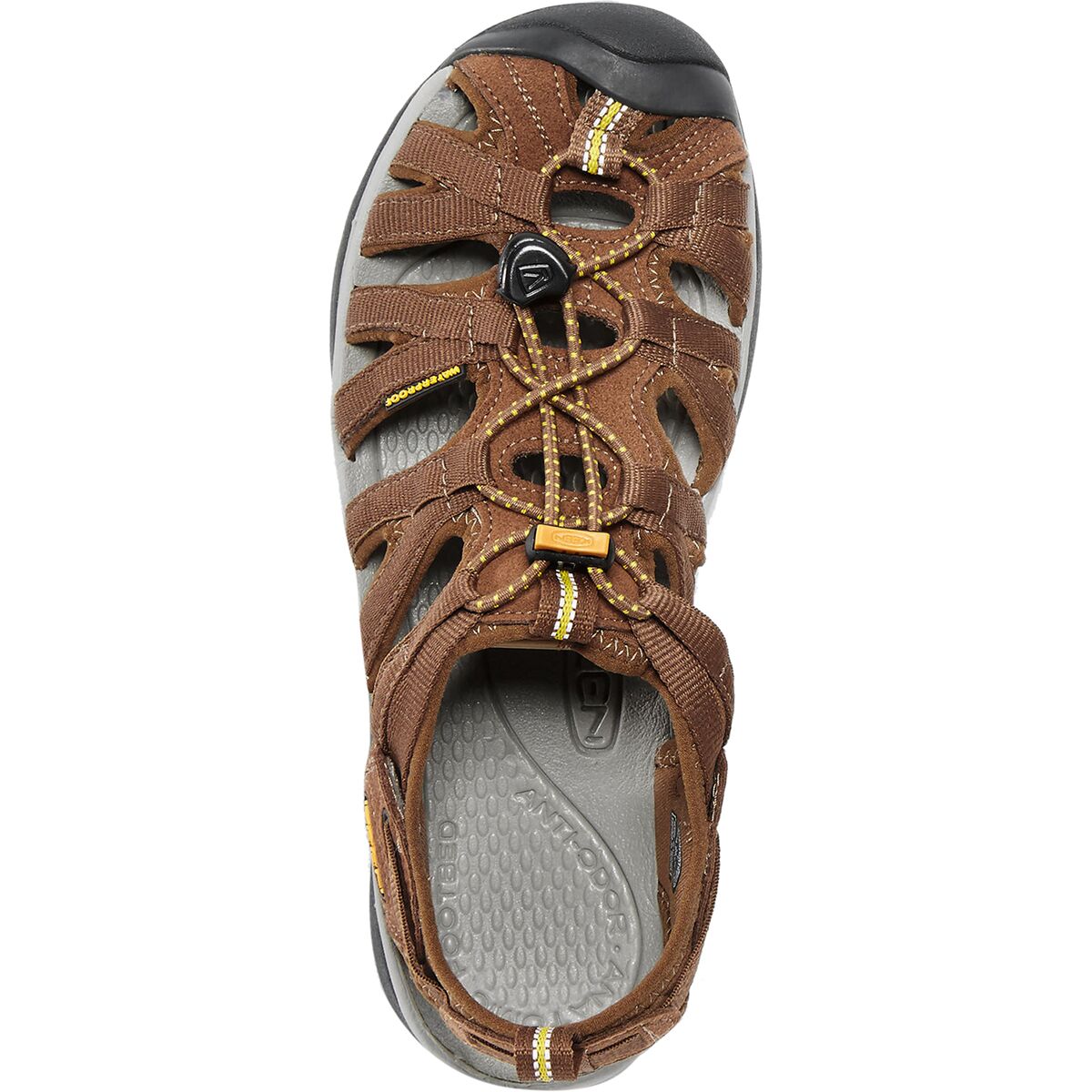 KEEN Brown Whisper Adjustable Outdoor Comfort Hiking Sandals 12 KEEN Whisper Brown Waterproof Sandals Outdoor Hiking Shoes  main image 4