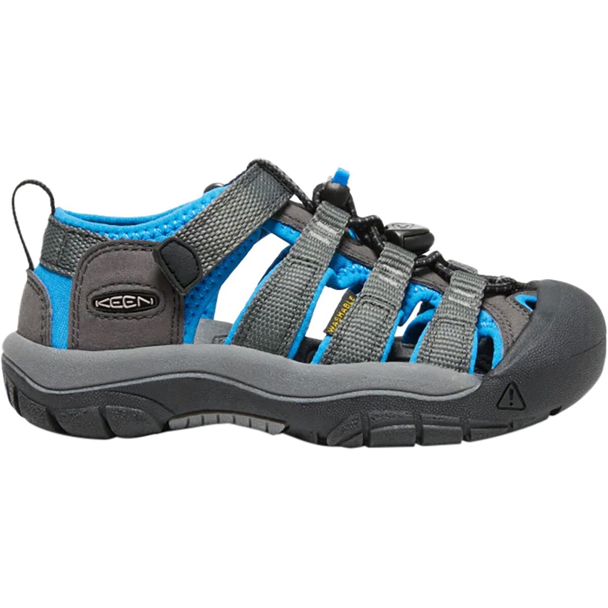 Image of KEEN Newport H2 Sandal - Little Boys' Magnet/Brilliant Blue, 9.0