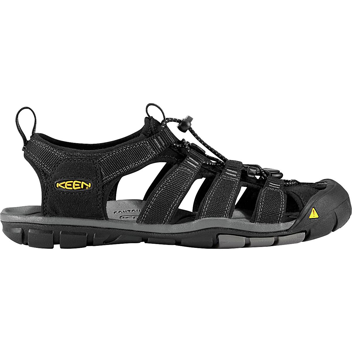 Image of KEEN Clearwater CNX Sandal - Men's Black/Gargoyle, 8.0
