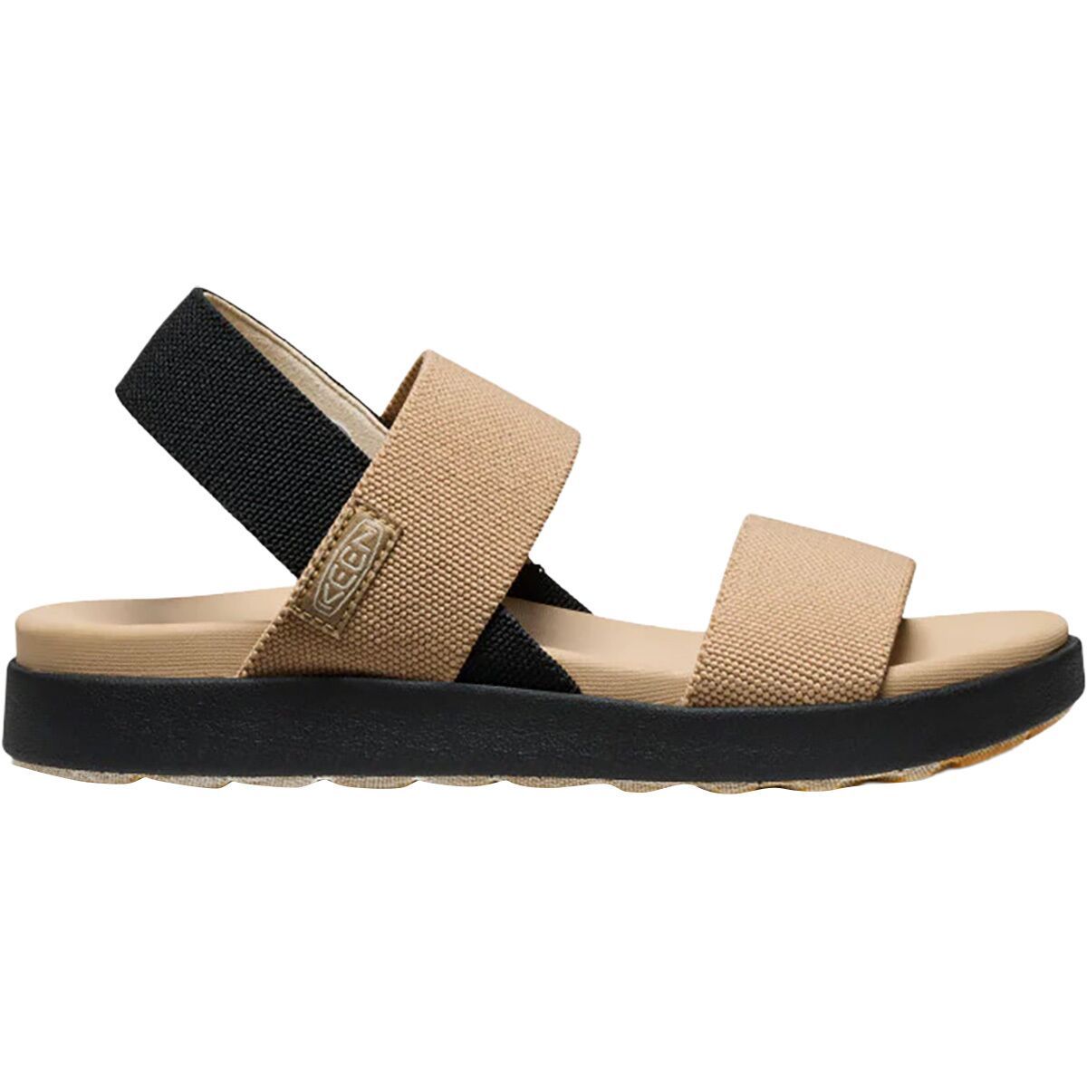 Image of KEEN Elle Backstrap Sandal - Women's Cornstalk/Black, 8.5