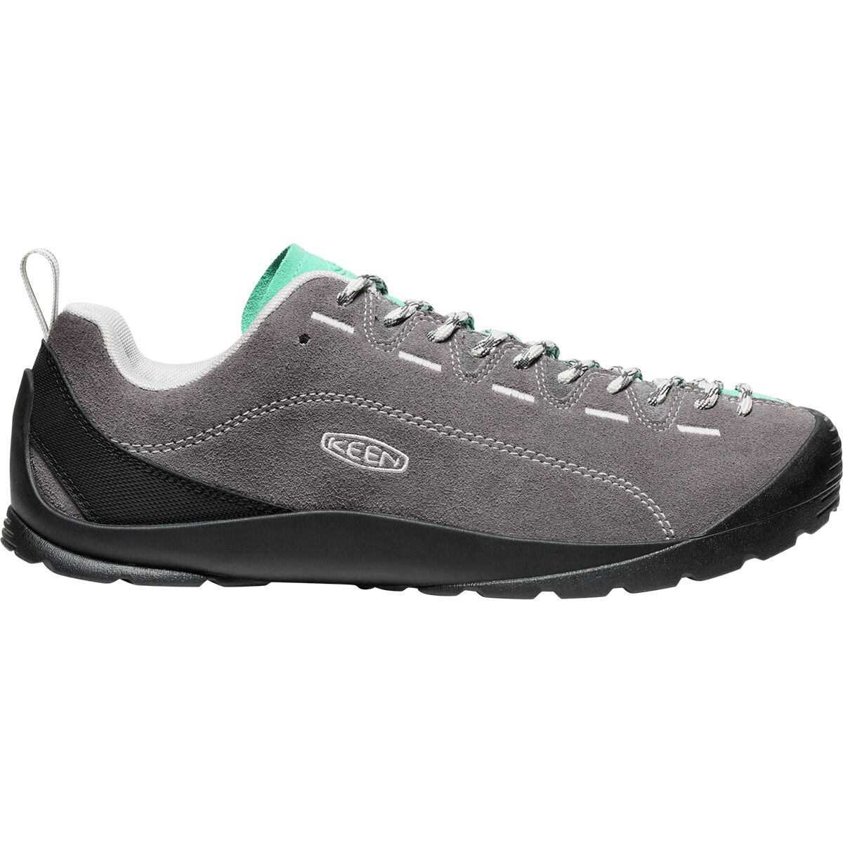 Image of KEEN Jasper Shoe - Men's Steel Grey/Bright Aqua, 9.5