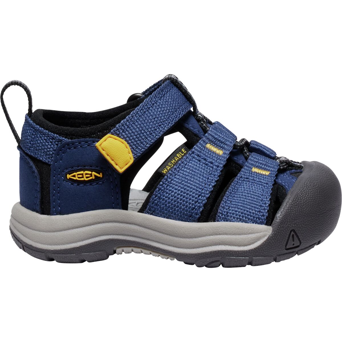 Image of KEEN Newport H2 Sandal - Toddlers' Naval Academy/Keen Yellow, 5.0