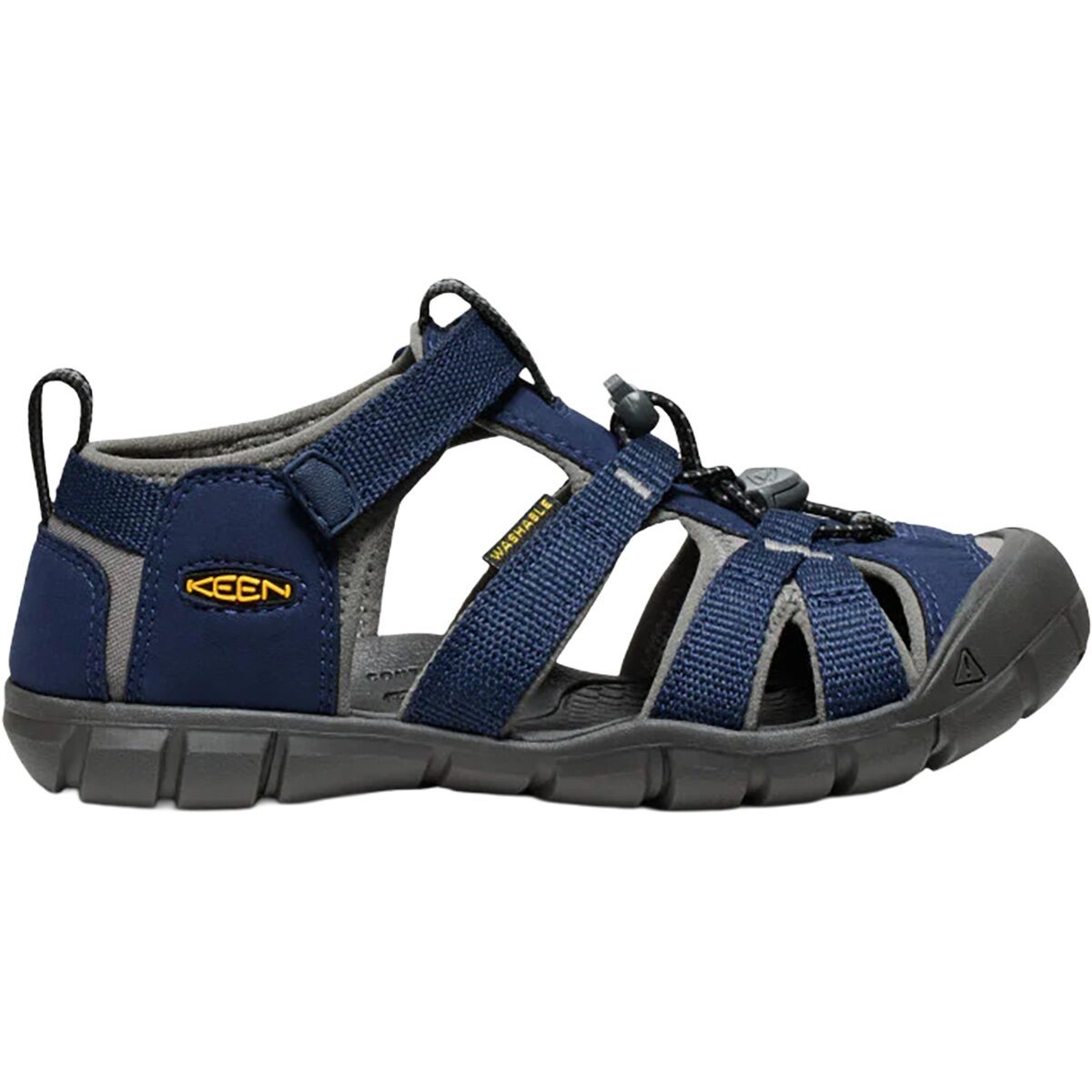 Image of KEEN Seacamp II CNX Sandal - Kids' Naval Academy/Drizzle, 3.0