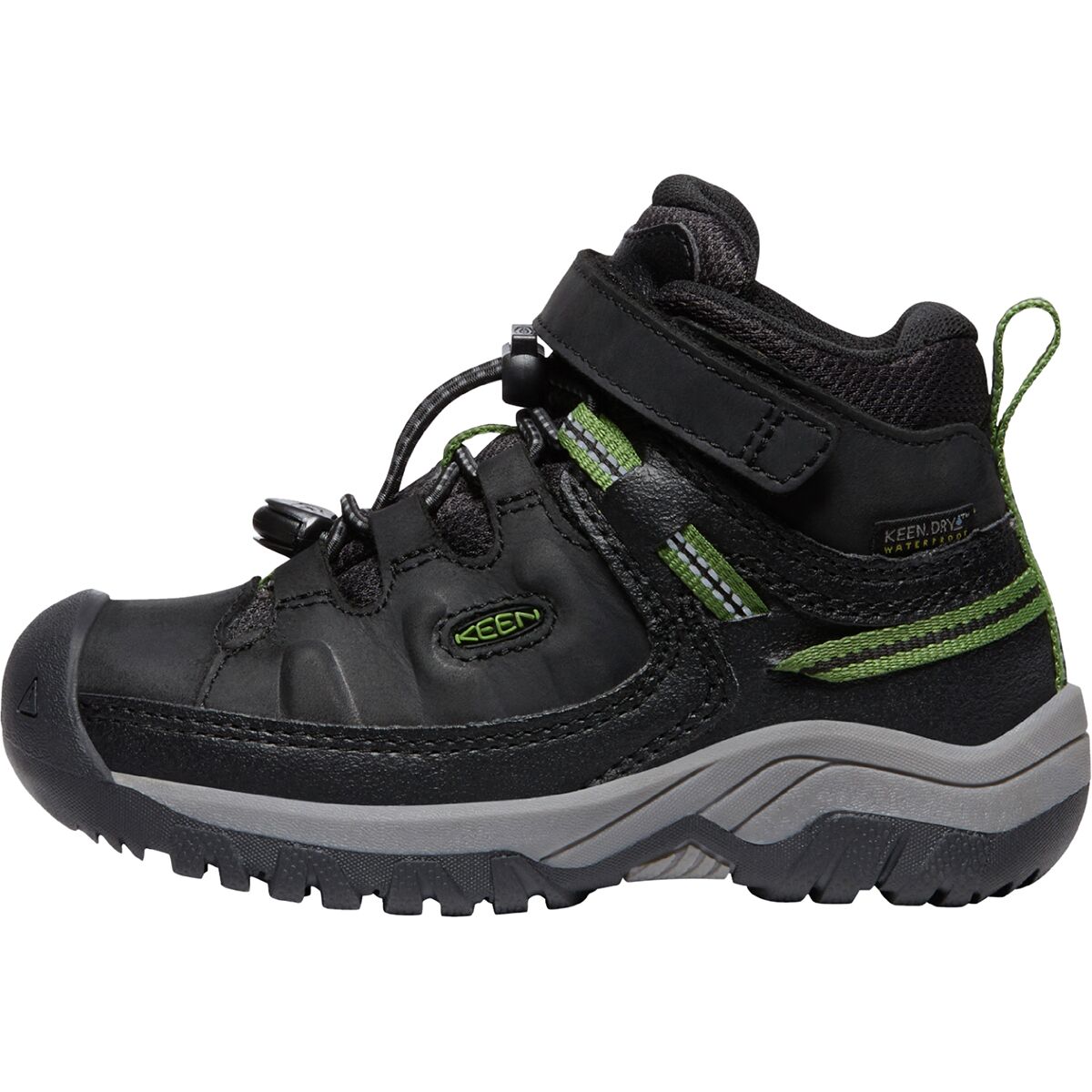 KEEN KEEN Targhee Mid WP Shoe - Little Kids' Black/Campsite, 8.0