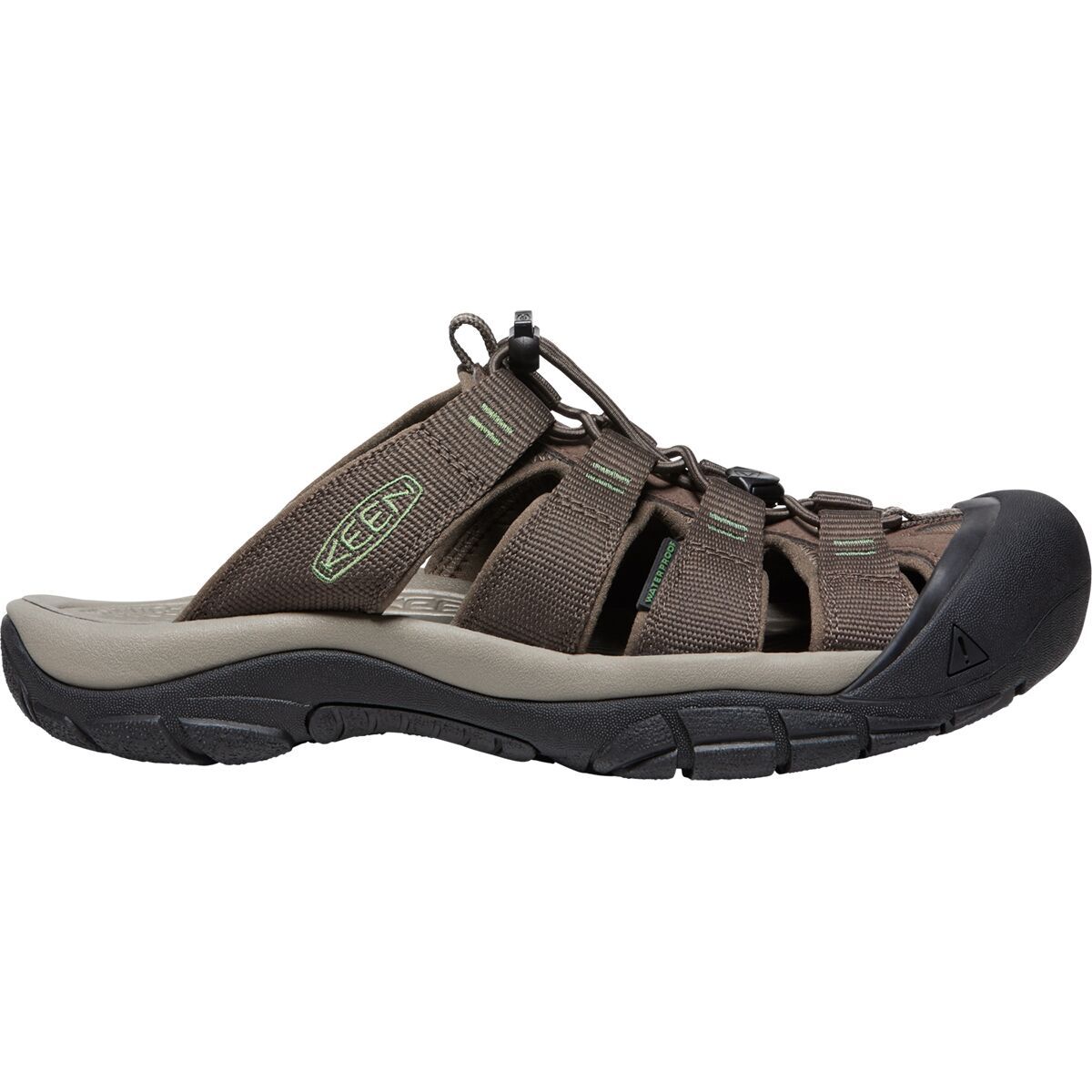 Image of KEEN Newport Slide Sandal - Men's Canteen/Campsite, 10.5