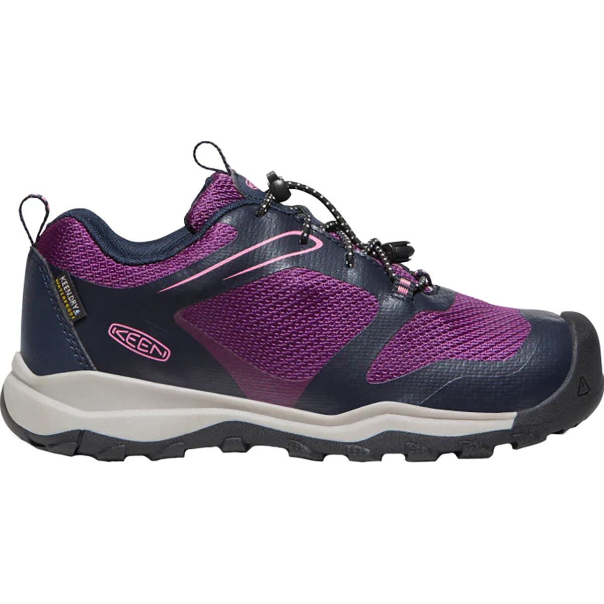 KEEN KEEN Wanduro Low WP Shoe - Kids' Sky Captain/Charisma, 6.0