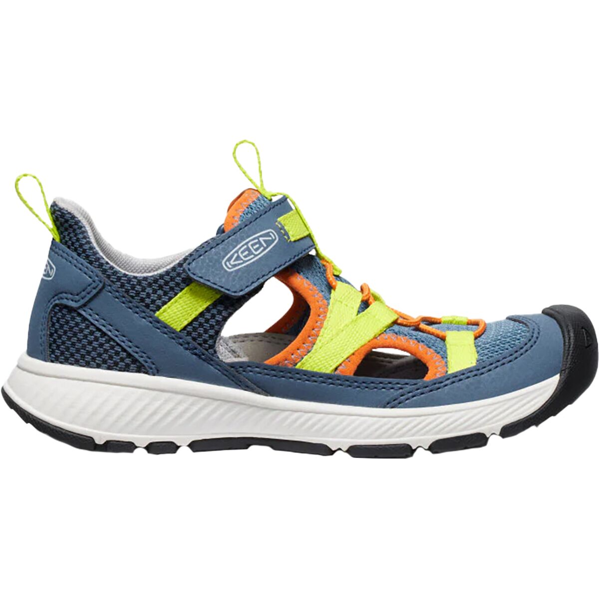 Image of KEEN Motozoa Sandal - Kids' Vintage Indigo/Scarlet Ibis, 2.0